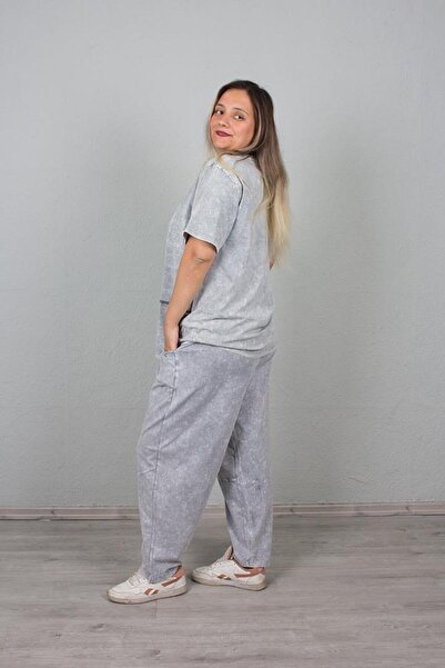 Truva XXL Σετ Πλενόμενο Επάνω και Κάτω Μέρος Μεγάλου Μεγέθους Πολύχρωμο Eş102