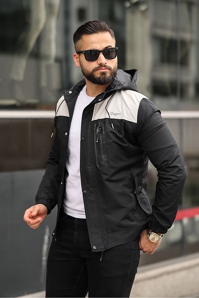 DOXGER Hooded Seasonal Coat with Water Repellent Feature