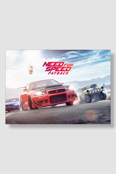 postick Need For Speed Oyun Posteri Kalın Parlak Kuşe Kağıdı