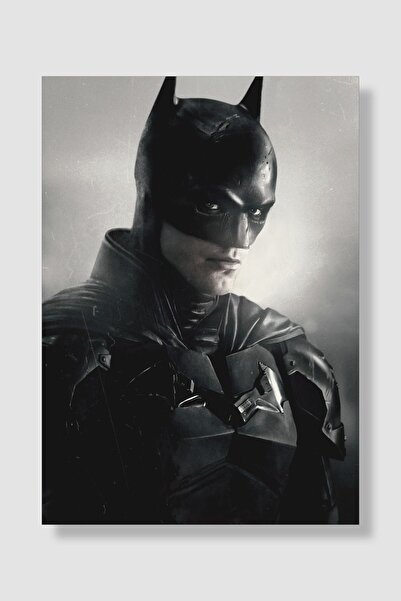postick Dc The Batman Film Posteri Yüksek Kaliteli Kalın Parlak Kuşe Kağıdı