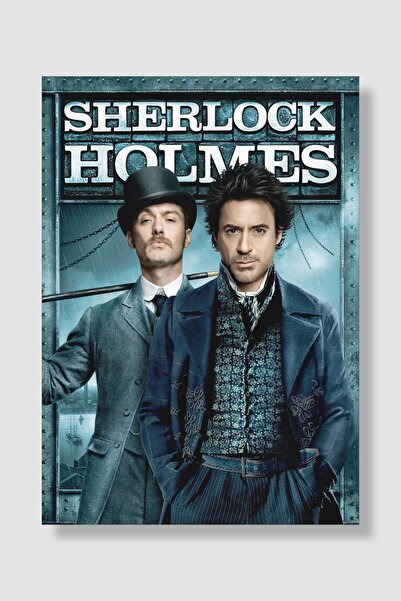postick Sherlock Holmes Film Posteri Yüksek Kaliteli Parlak Kuşe Kağıdı