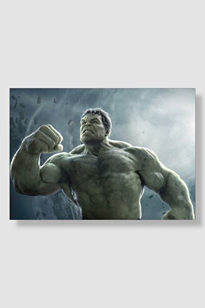 postick Marvel Hulk Film Posteri Yüksek Kaliteli Kalın Parlak Kuşe Kağıdı