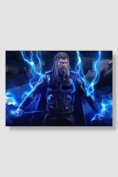 postick Marvel Thor Film Posteri Yüksek Kaliteli Kalın Parlak Kuşe Kağıdı