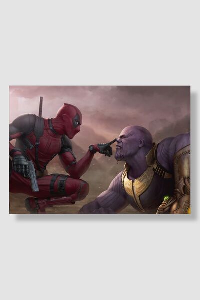 postick Deadpool Film Posteri Yüksek Kaliteli Parlak Kuşe Kağıdı