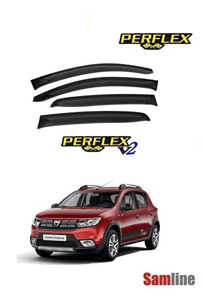 PERFLEX Dacıa Sandero -Stepway 2015 Modeller için Cam Rüzgarlığı Takımı 4'lü ...