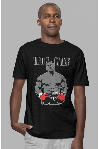 Fuddy Moda Fotografija Iron Mike Tyson Štampano T-shirt, unisex boksačka maji...