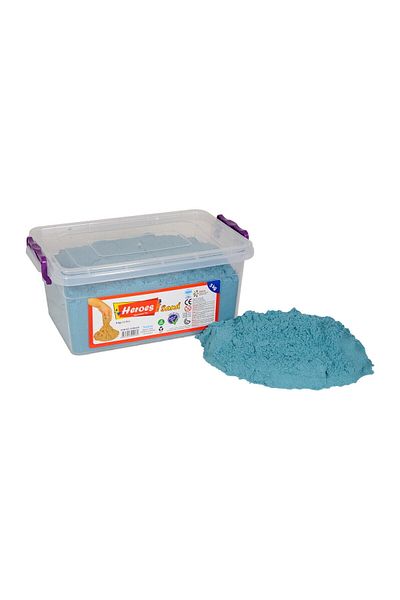 HEROES 5 kg Blue Kinetic Sand - Fun and Fluid Educational Game