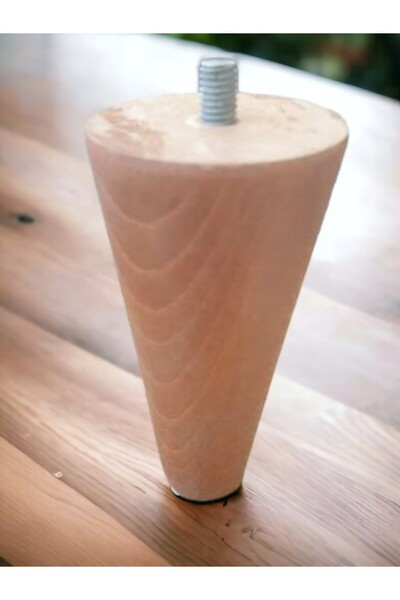 TNT 10 Cm Ahşap Ayak Meşe Koltuk Kanepe Dolap Mobilya Ayağı 3301000000529