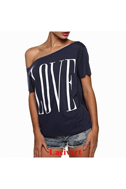 Armashine الأم - تي شيرت الفتاة - تي شيرت نسائي مطبوع عليه الحب بدون أكتاف