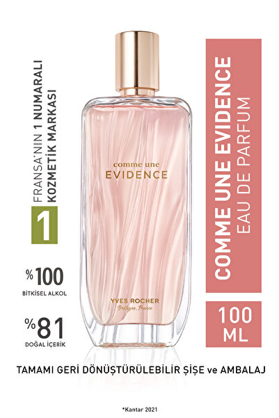 Yves Rocher COMME UNE EVIDENCE - LONG LASTİNG INTENSE ESSENCE EDP - 100 ML KE...