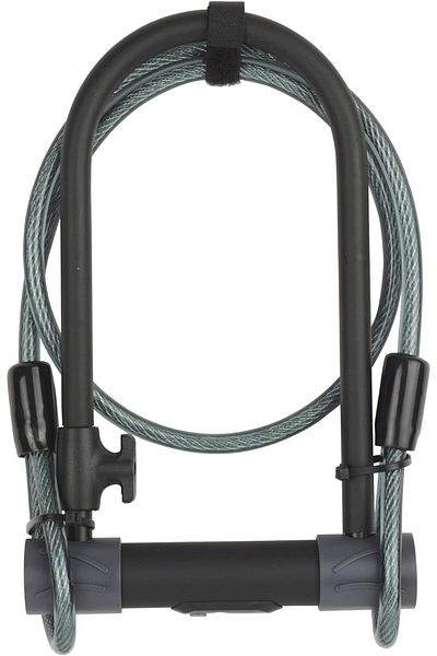 Yale Yul2c/13/230/1 High Security Wired U Bike Lock, Black/grey