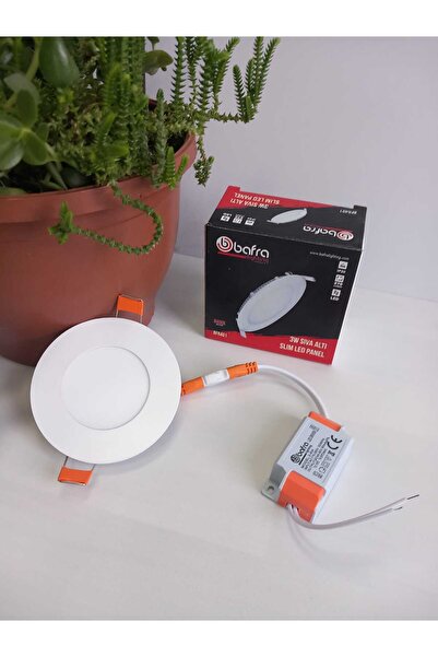 BAFRA LİHGTİNG 3W SIVAALTI SLİM LED PANEL BEYAZ IŞIK