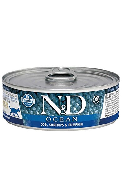 N&D Nd Ocean Kitten Morina Balığı Karides Ve Balkabaklı Yavru Kedi Konservesi