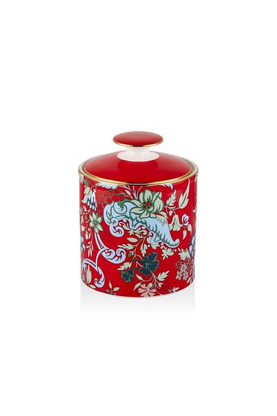 Joy Carmen SCARLET MEDIUM CANISTER WITH LID 12X15 CM