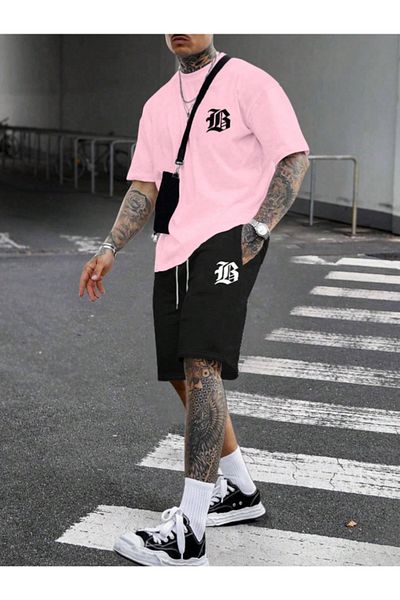 Revasser Unisex dámské/pánské šortky B s potiskem trička
