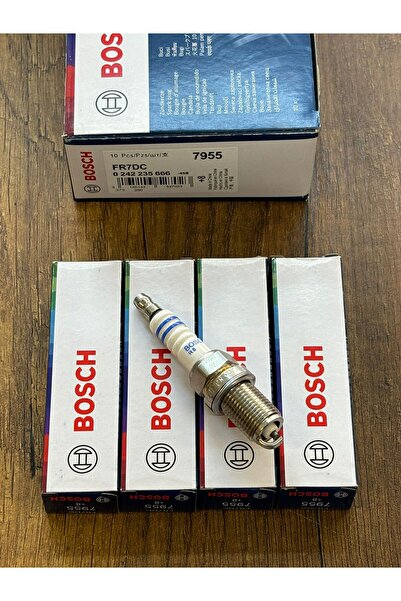 Bosch Buji Takımı 4 Adet Buji FR7DC Clio-Megane K4J-K4M Motor Tipleriyle Uyum...