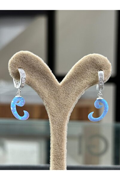 DURAN TAKI TASARIM Opal Gümüş Küpe