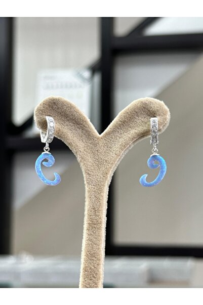 DURAN TAKI TASARIM Opal Gümüş Küpe