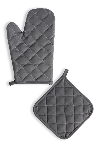 sevilya Fireproof Oven Glove and Oven Holder (1 GLOVE 1 GRIFT)