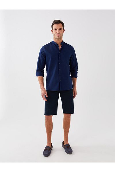 LC Waikiki Standard Fit Gabardine Men's Bermuda Shorts