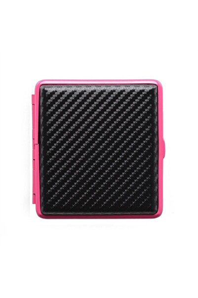 Atomic German Gerçek Karbon Kısa Sigara Tabakası 18li Pembe