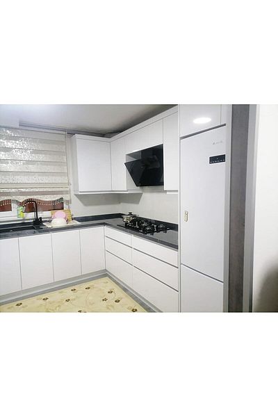 Bien Home Bien Exclusive 50x100 Cm White Premium Adhesive Kitchen Cabinet And Furniture Covering Pvc Foil Bh610