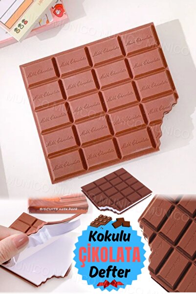 Munico Blok Defter Çikolata Kapaklı Not Defter Dizüstü Yaratıcı Yaratıcı Sevi...