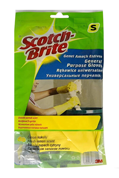 Scotch Brite Yellow Gloves - General Purpose, Size S