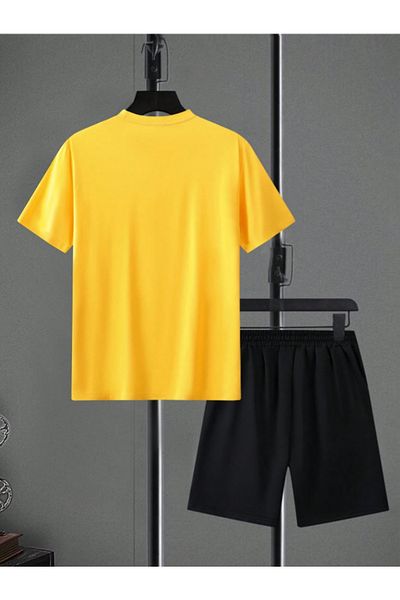 Revasser Unisex dámské/mužské pruhované šortky s vlastním potiskem trička