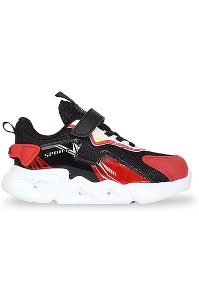 Cool Boy's Lighted Red Sneakers - Ruby