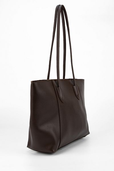minebag Τσάντα Elena - Faux Leather, Bitter Brown