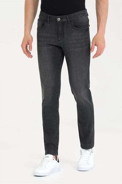 U.S. Polo Assn. ΒΑΣΗ. POLO ASSN. ΥΦΑΝΤΟ ΥΦΑΣΜΑ STRAIGHT ΑΝΘΡΑΚΙΤΙΚΟ ΤΖΙΝ ΠΑΝΤΕΛΟΝΙ
