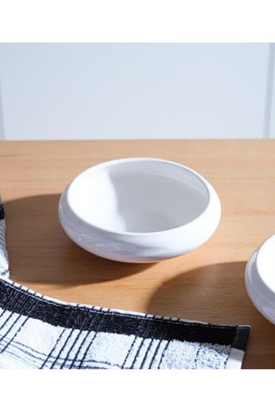 ACAR BIANCO PERLA ROUND BOWL 14X4CM