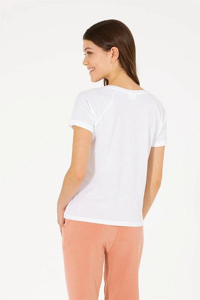 U.S. Polo Assn. μπλουζάκι με στάμπα με λαιμόκοψη