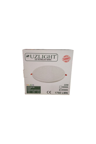 Uzlight Sectron 22W LED Panel Ayarlı Sıva/altı 6500K Beyaz Işık 1760 Lümen