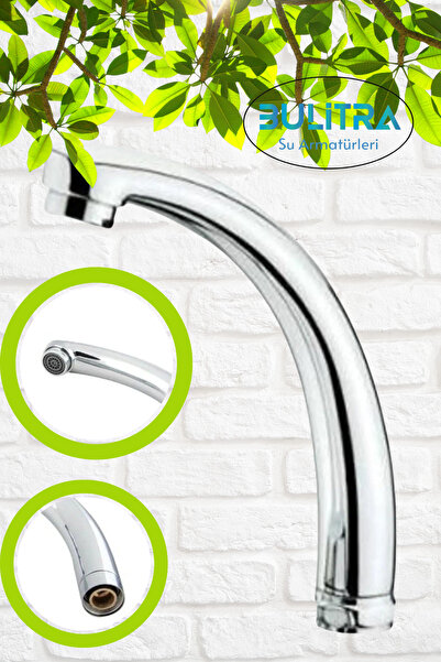 BULİTRA Su Armatürleri Kısa Kuğu Lavabo Batarya Borusu Krom Kaplama Musluk Borusu