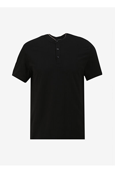 FABRIKA COMFORT Siyah Erkek Regular Fit T-Shirt FC4SM-TST 0764