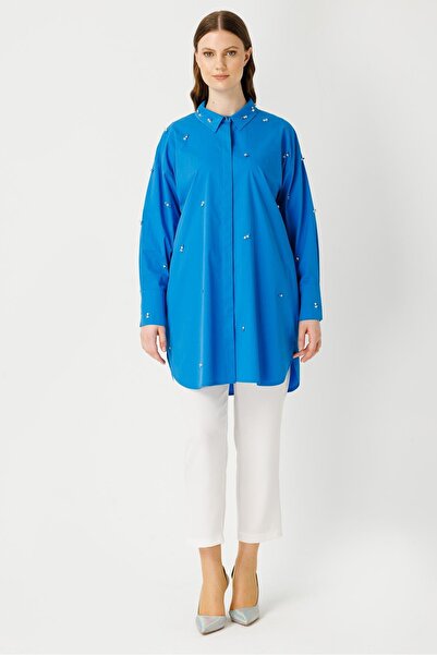 MÜSEMMA Müsemma Büyük Beden Belin Gömlek 24YGML-MUS0013