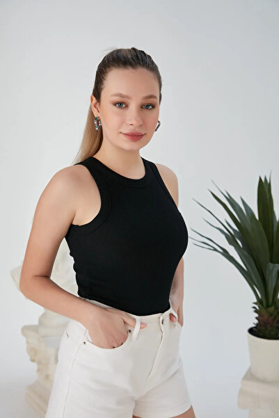 lumt Κάλυμμα λαιμόκοψη με ραβδώσεις Crop