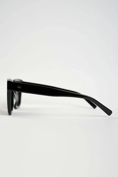 PRESİDORYA Presidorya PD7007BLK Kadın Güneş Gözlüğü Siyah Kemik Çerçeve Füme Lens UV400