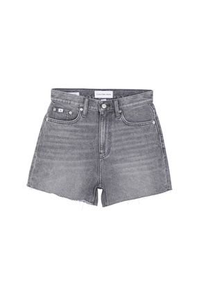 Calvin Klein Jeans Yuksek Bel Normal Gri Kad n Denim ort J20J2235081BZ Fiyat Yorumlar Trendyol