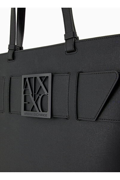 Armani Exchange Siyah Kadın 28x34x13 cm Omuz Çantası 9491270A87400020