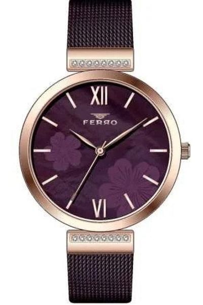 Tesbihane Ferro Navy Color Wicker Cord Women's Wristwatch Th-f21209c-zc