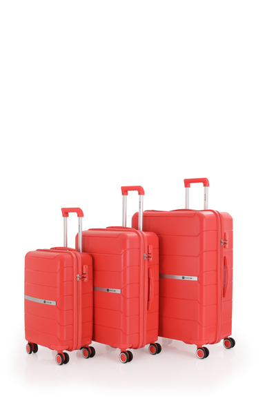 MÇS Mçs Üçlü Polipropilen Valiz Seti V366