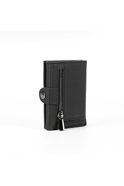 PİGADO La'Graccio Genuine Leather Black Men's Wallet Card Holder