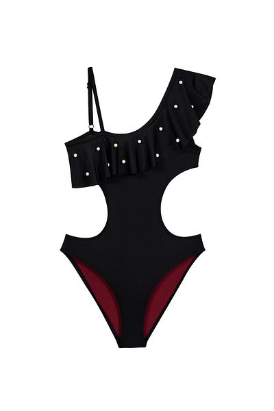 SHELLSEA Mother Girl Model Pearled Swimsuit