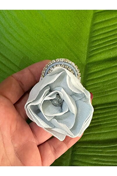 Gönülden Tasarım 7X5 CM ZİRKON TAŞLI ÇİÇEKLİ TASARIM BROŞ YAKA İĞNESİ TÜRBAN ...