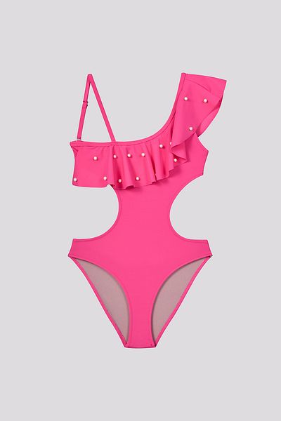 SHELLSEA Mother's and Daughter's Pearled Swimsuit