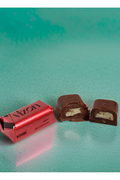 KONAK Vizon Sütlü Krema Dolgulu Sütlü Çikolata 1000 Gr