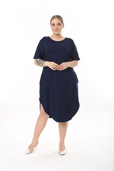 ESPİNA Γυναικείο φόρεμα βισκόζης Plus Size
